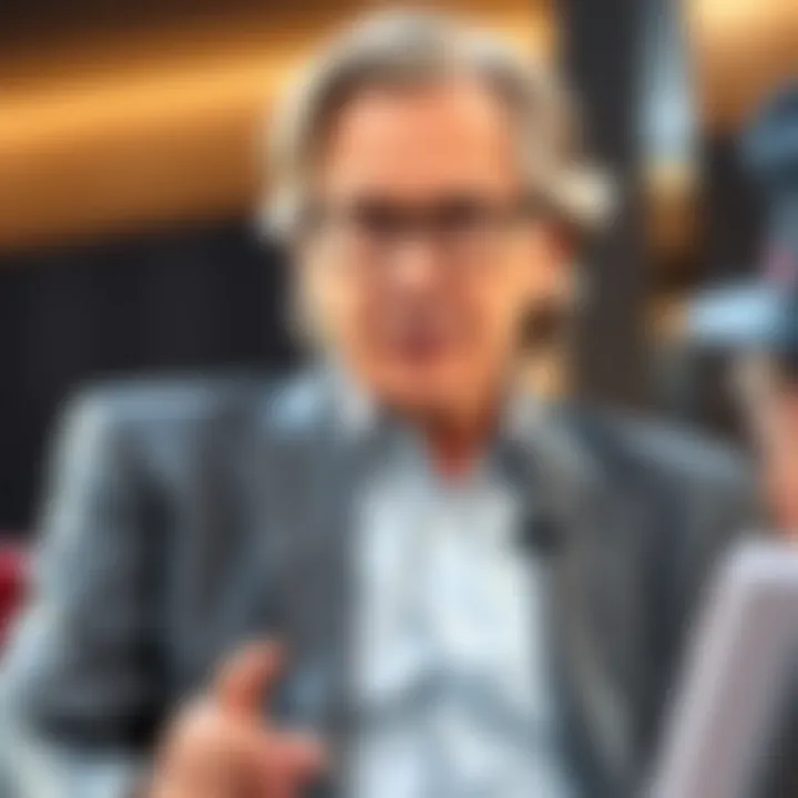 Bill Gross and His Investment Philosophy Bill Gross in a professional setting, discussing investment strategies