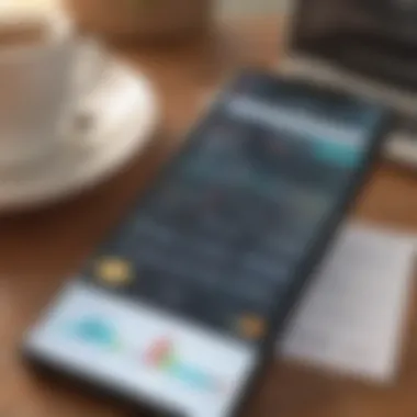 Navigating a Budgeting App Interface User-friendly budgeting app interface