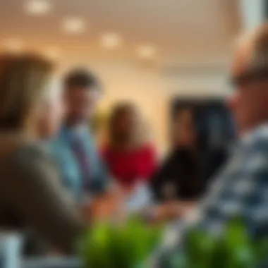 Strategies for Financial Security Diverse individuals discussing financial strategies