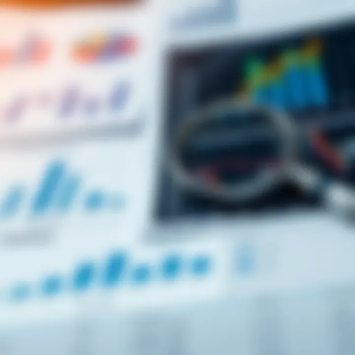 A close-up of financial reports and charts demonstrating financial literacy