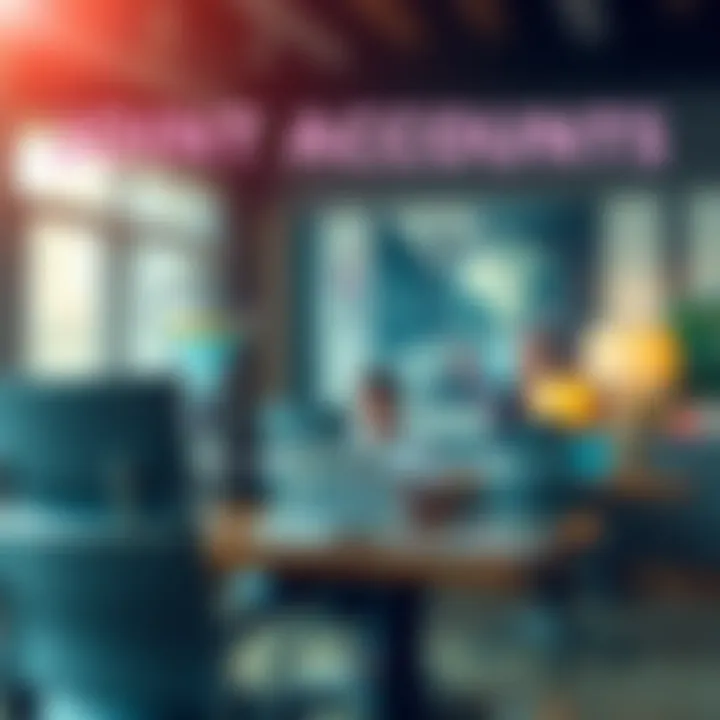 Graphical representation of benefits and drawbacks of joint accounts