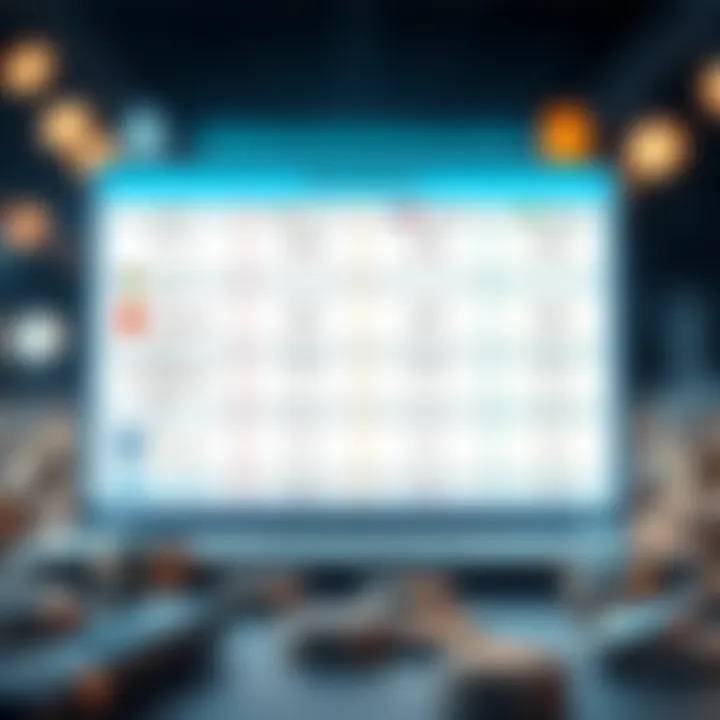 Visual comparison of various online banking platforms