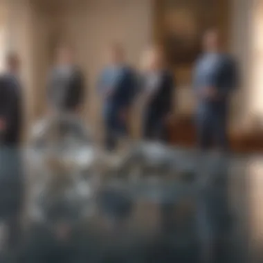 Investors evaluating a business proposal