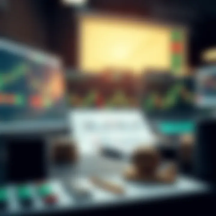 Variety of tools available for traders, including charts and indicators