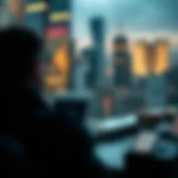 Conceptual illustration of stock options