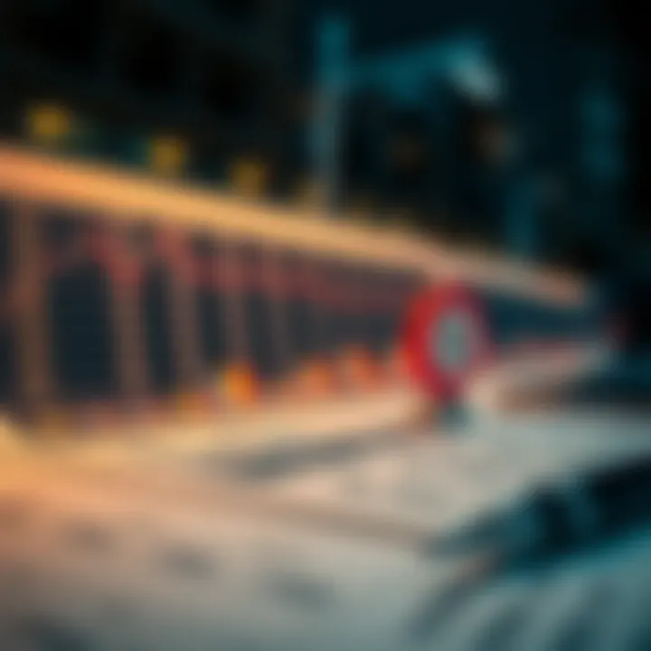 Visual representation of comparative fiscal period assessments