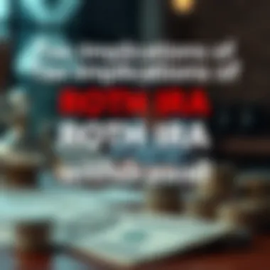 Tax Implications of Roth IRA Withdrawals Visual representation of tax implications on Roth IRA withdrawals