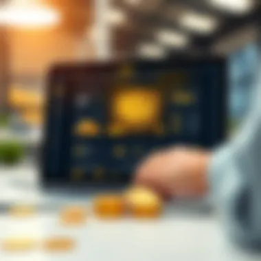 Online gold purchasing platform interface designed for user-friendly navigation