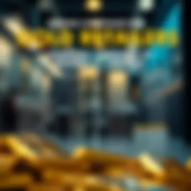 Side-by-side comparison of pricing and services among gold retailers