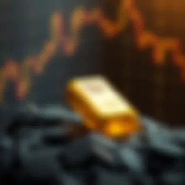 Gold Bar Symbolizing Wealth Preservation A gleaming gold bar representing investment security
