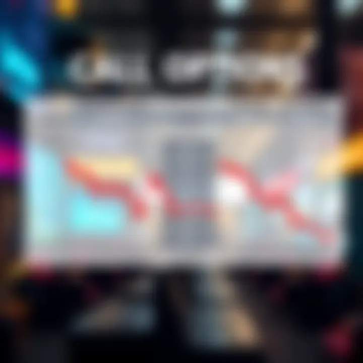 Chart comparing intrinsic and extrinsic value of call options