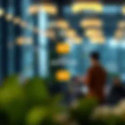 Visual representation of loan initiation with key components highlighted