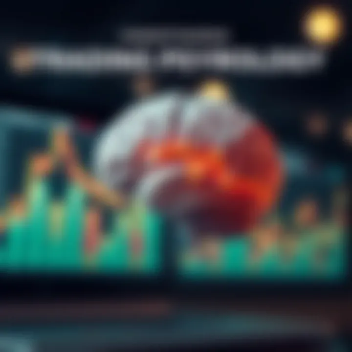 A brain illustration symbolizing trading psychology and emotional control