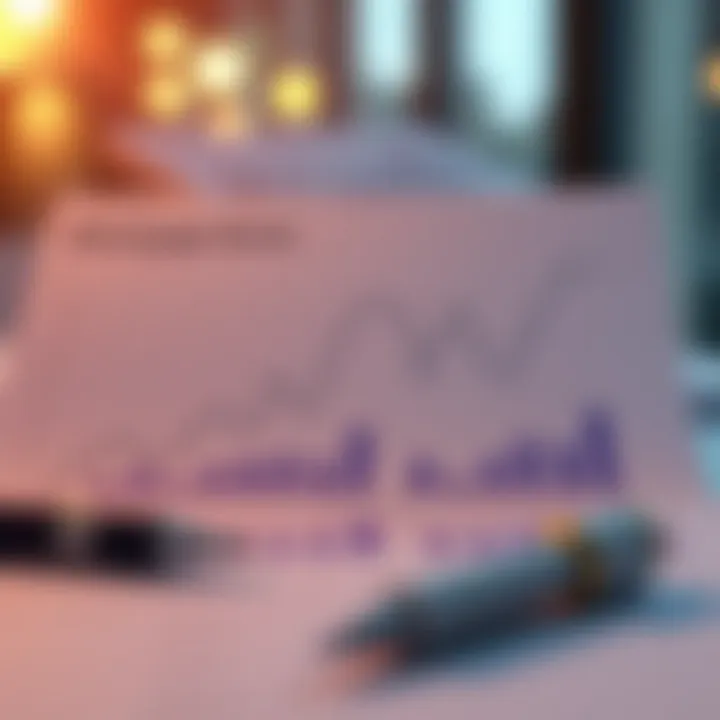 Charts illustrating market trends affecting mortgage rates