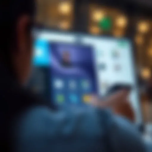 Overview of Xoom's user interface