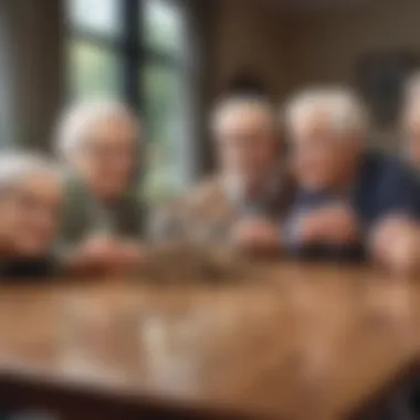 Diverse Pension Types Overview Visual representation of different pension types