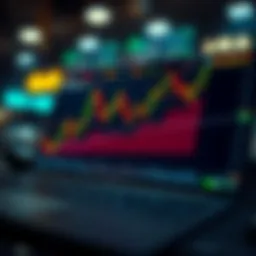 Risk assessment chart illustrating volatility in trading