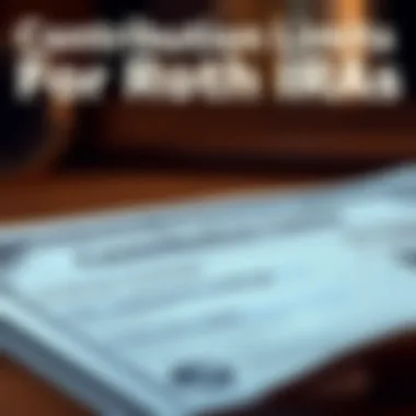 Visual representation of contribution limits for Roth IRAs