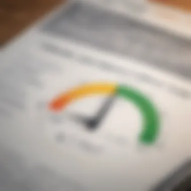 Understanding Credit Score Implications A credit report reflecting the impact of debt settlement