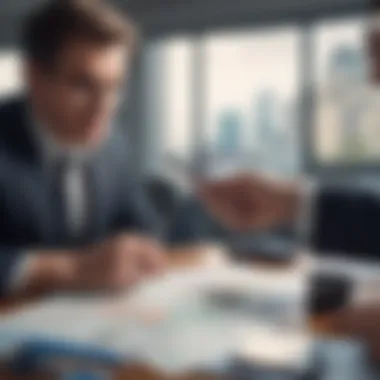 Strategic Financial Planning A strategic planner mapping out financial negotiations