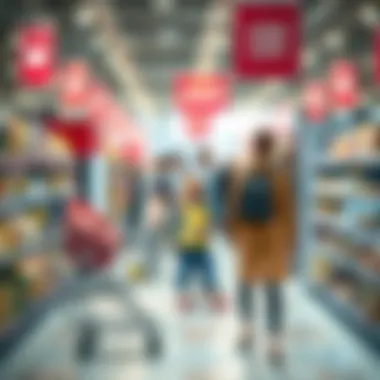 Visual representation of consumer loyalty towards retailer brands