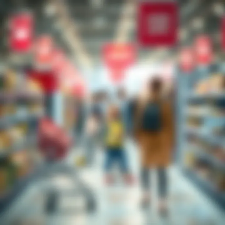 Visual representation of consumer loyalty towards retailer brands