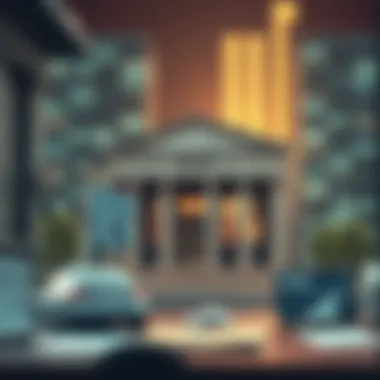 Understanding the Link Between Financial Institutions and Credit Reporting An illustration of bank and credit bureau interaction