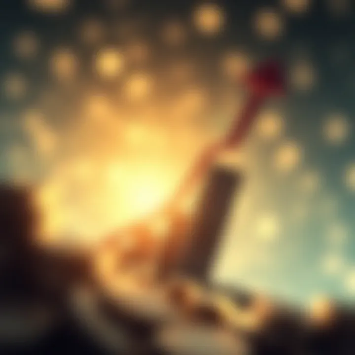 Illustration depicting the concept of financial growth through IRA transfers