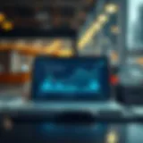 Illustration of digital investment tools