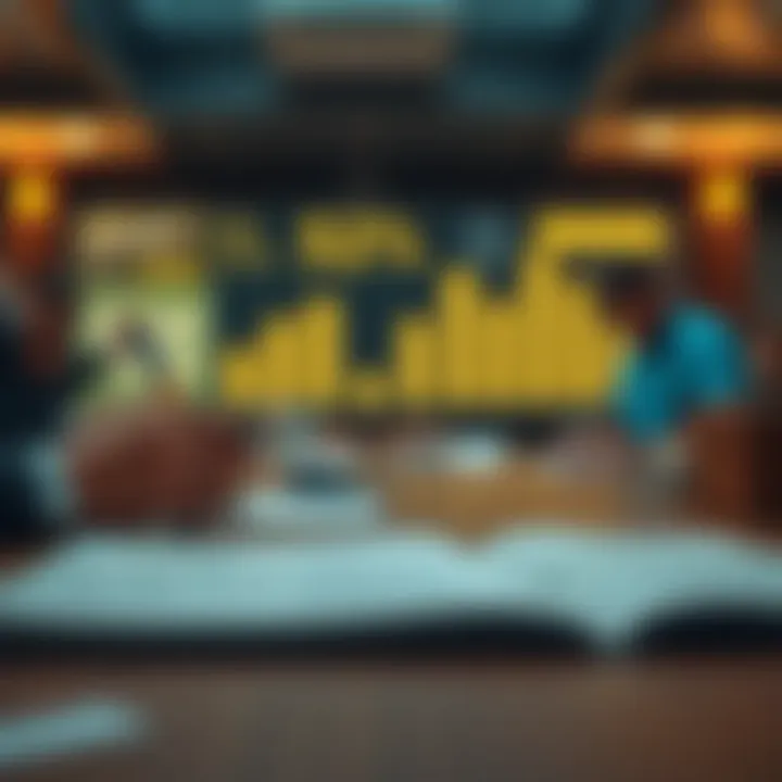 Conceptual image representing financial planning and strategy formulation