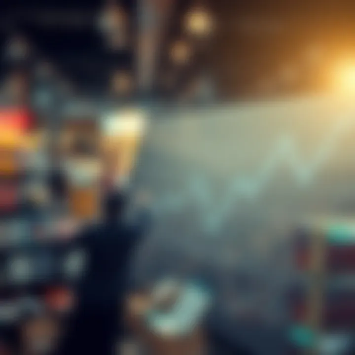 Chart showing supply and demand interaction