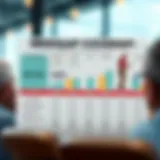 Detailed infographic illustrating Medigap plan coverage options