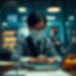 An illustrative representation of confidentiality in business.