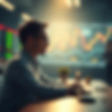 Illustration of psychological factors in trading