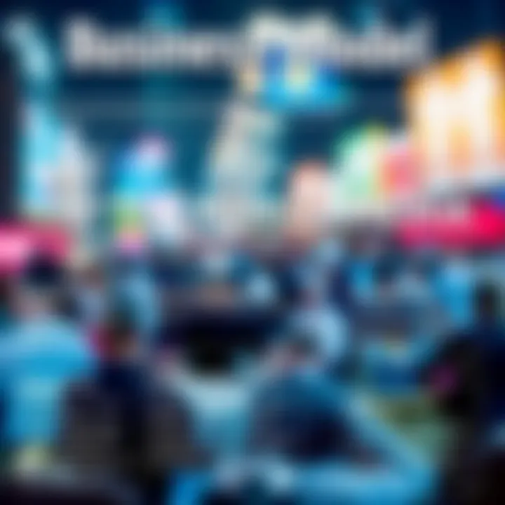 Business Models in Social Media An infographic illustrating different business models utilized in social media