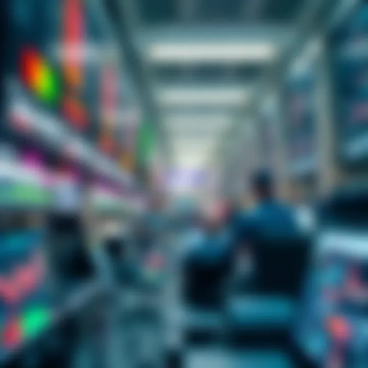 Illustration of market orders in stock trading