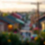 A vibrant community scene showcasing local development