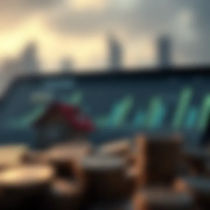 Financial graphs illustrating benefits of merging mortgages