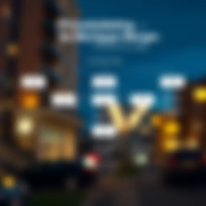 Flowchart of procedural steps for mortgage merger