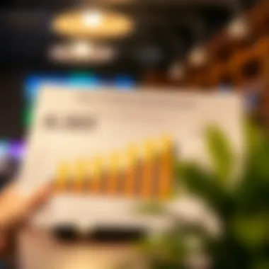 Graph analyzing market conditions and their impact on franchise success