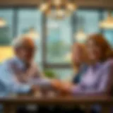 Conceptual representation of estate planning with focus on beneficiaries