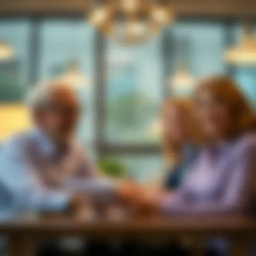 Conceptual representation of estate planning with focus on beneficiaries