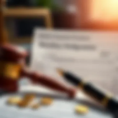 Legal documents representing beneficiary designation procedures