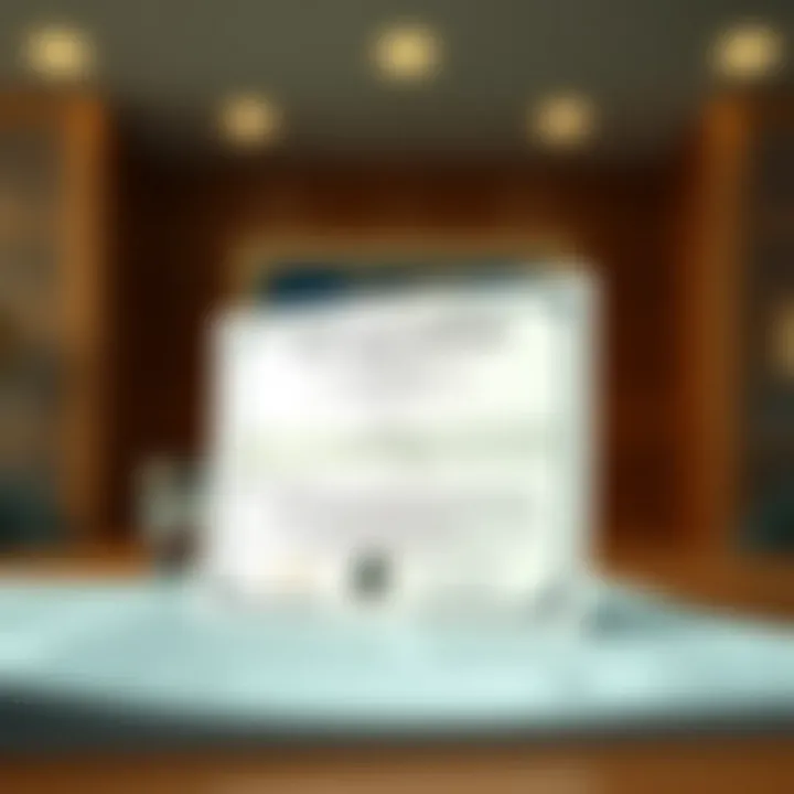 Representation of a VA loan certificate