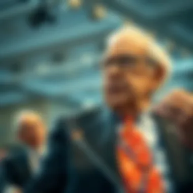 Warren Buffett speaking at a conference