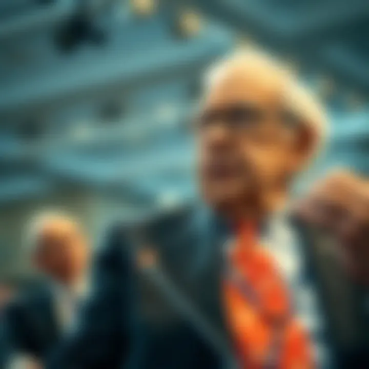 Warren Buffett speaking at a conference