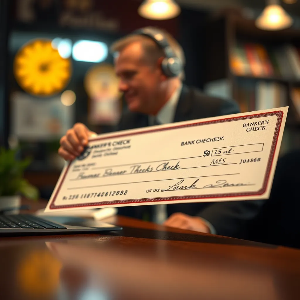 Step-by-Step Guide to Getting a Banker's Check